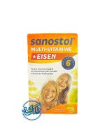 شربت مولتی ویتامین و آهن سانستول 6 (Multi-Vitamin Sanostol EISEN 6)