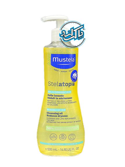 روغن حمام و پاک کننده استلاتوپیا موستلا Stelatopia Mustela