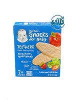 اسنک دندانی نوزاد 7 ماه به بالا گربر با طعم توت فرنگی، سیب و اسفناج Gerber