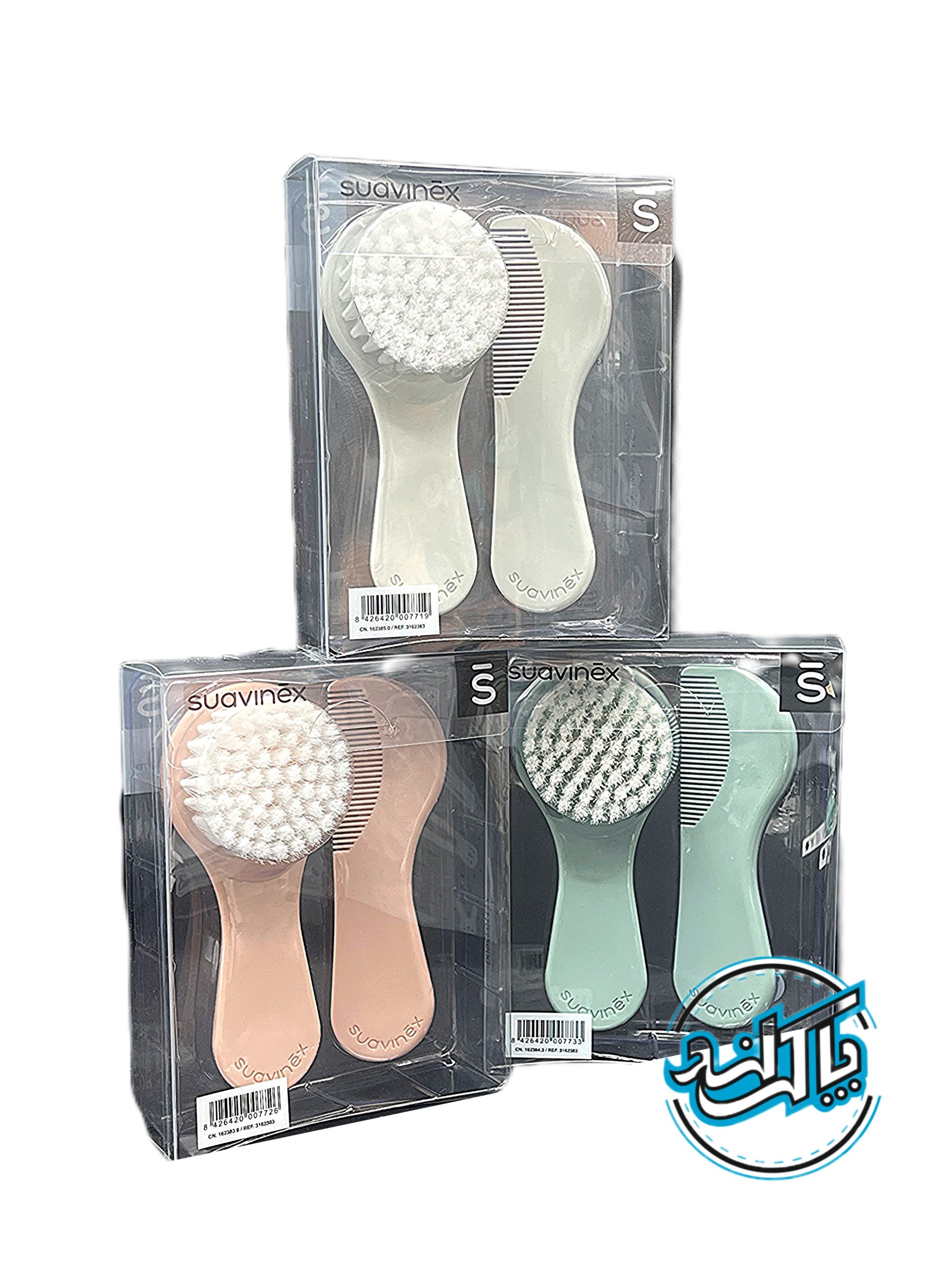 شانه ساوینکس شانه و برس نوزاد سوآوینکس طرح گربه Suavinex - Image 1